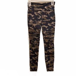 Cotton On Camo Army Ribbed Knee Leggings Small